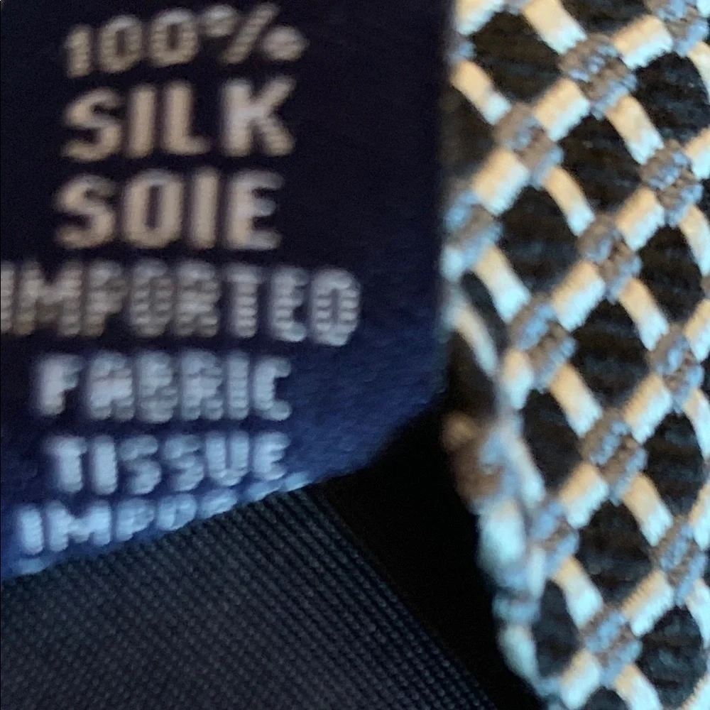 NAUTICA Silk Geometric Pattern Necktie